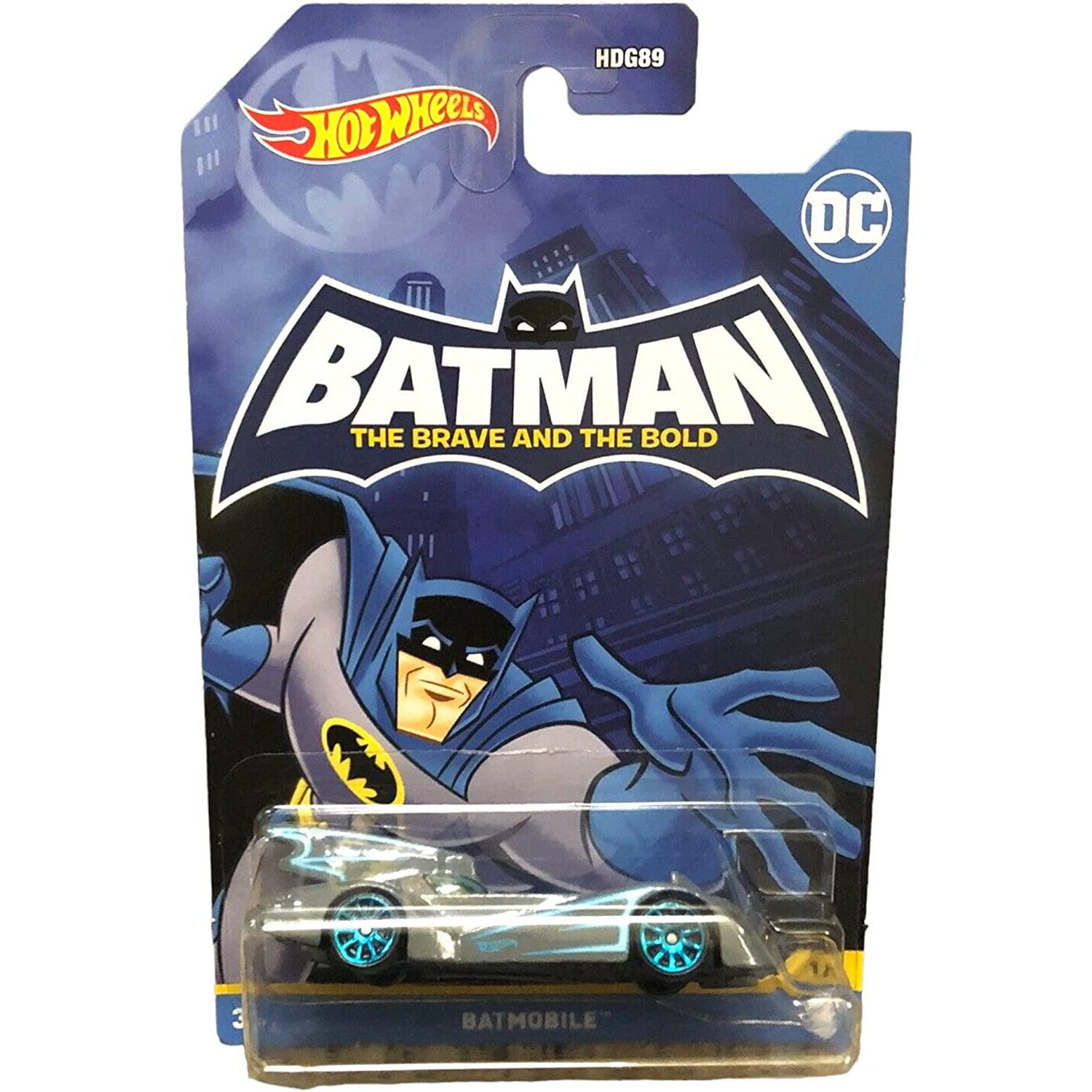 Mattel-Hot Wheels: Batman Themed Cars-HDK78-Batmobile-Legacy Toys