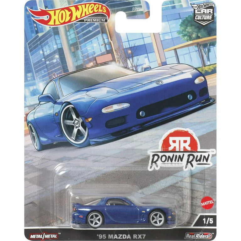 Mattel-Hot Wheels Car Culture Ronin Run '95 Mazda RX7-HCK13-Legacy Toys