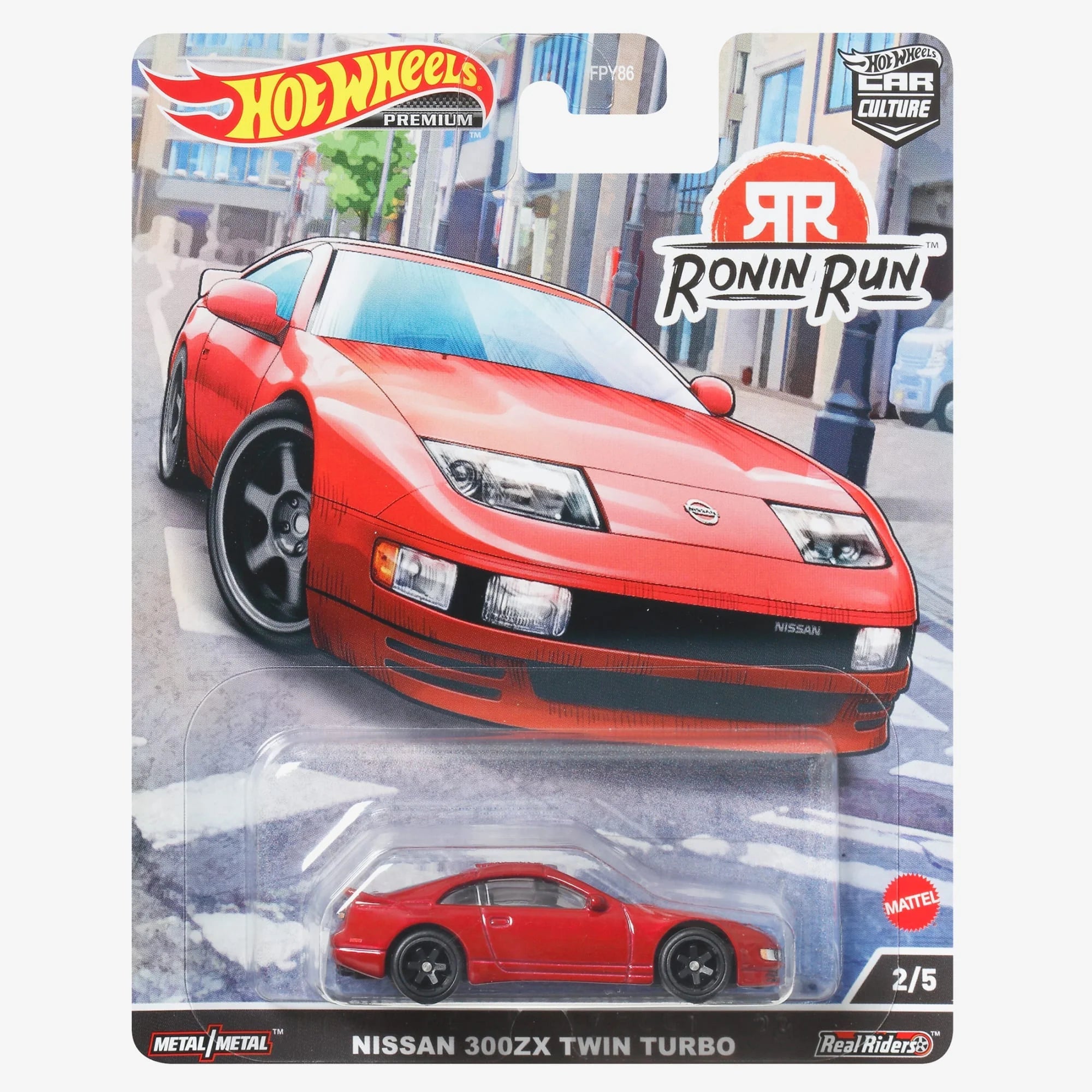Mattel-Hot Wheels Car Culture Ronin Run Nissan 300ZX Twin Turbo-HCK12-Legacy Toys