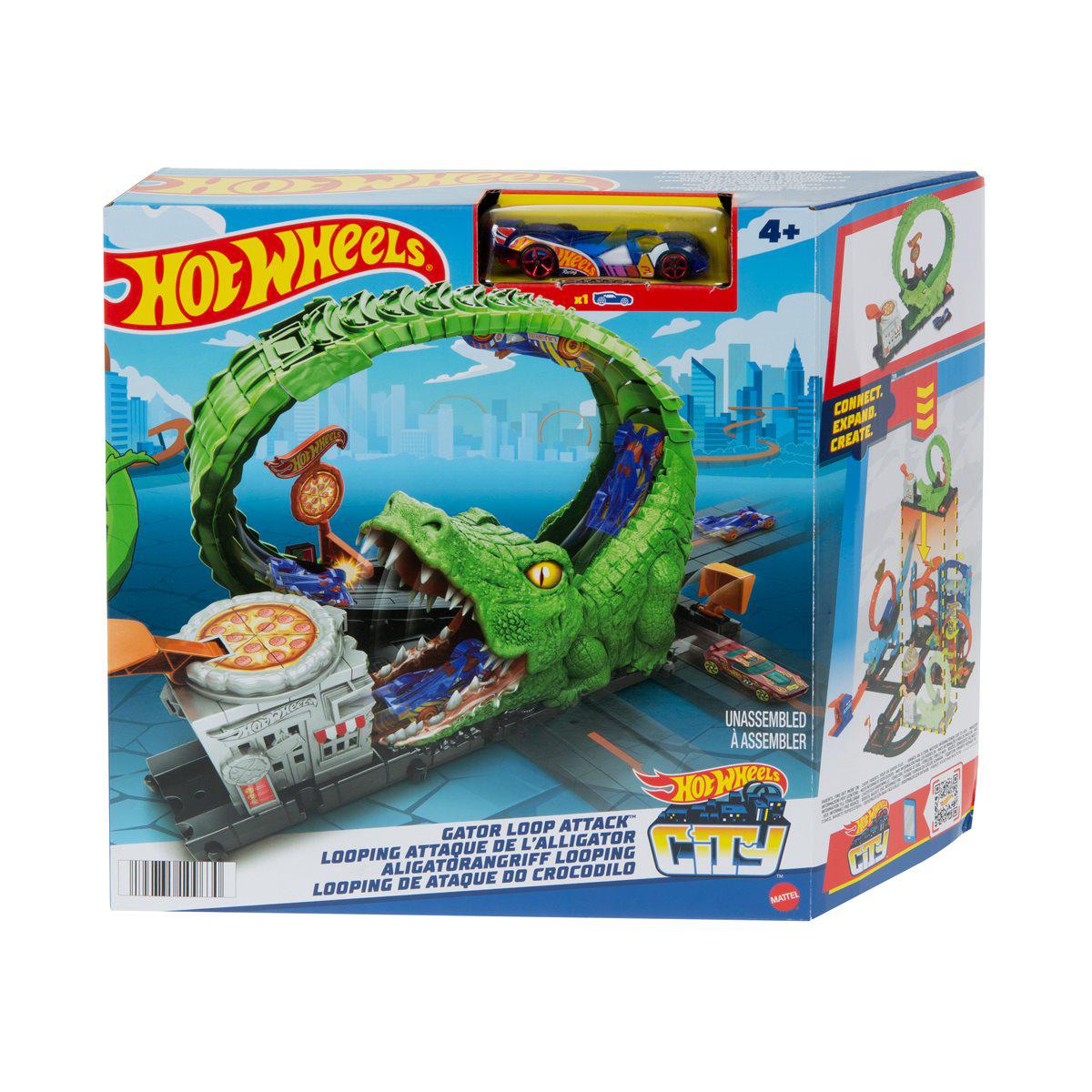 Mattel-Hot Wheels City Nemesis -HKX39-Gator Loop Attack-Legacy Toys