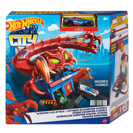 Mattel-Hot Wheels City Nemesis - Scorpion Flex Attack-HDR32-Legacy Toys