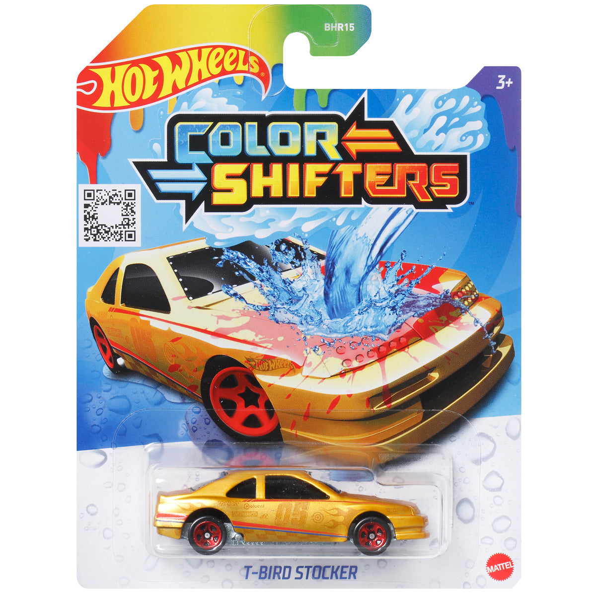 Mattel-Hot Wheels Color Shifters Assortment - T-Bird Stocker-W4117-Legacy Toys