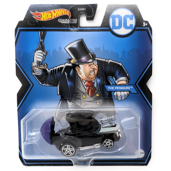 Mattel-Hot Wheels DC Universe Character Cars - Assorted Styles-GYB47-The Penguin-Legacy Toys