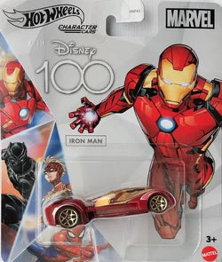 Mattel-Hot Wheels Disney 100 Character Cars - Iron Man-HNP50-Legacy Toys