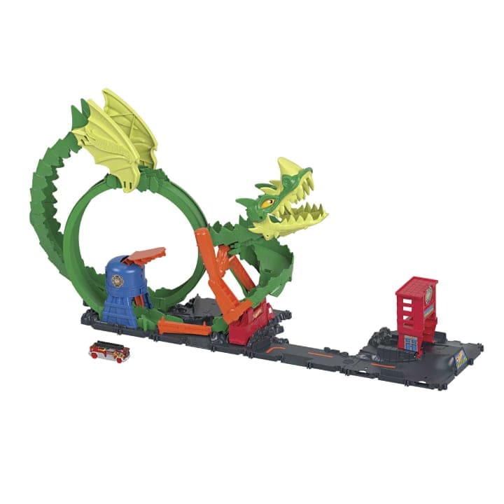 Mattel-Hot Wheels Dragon Drive Firefight-HDP03-Legacy Toys