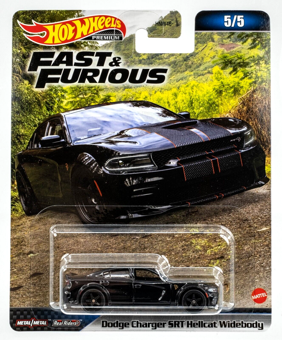 Mattel-Hot Wheels Fast & Furious - Dodge Charger SRT Hellcat Widebody-HNW50-Legacy Toys