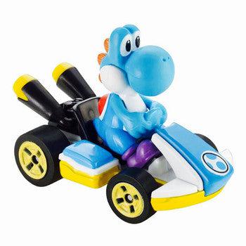 Mattel-Hot Wheels Mario Kart 2022-GRN23-Blue Yoshi Standard Kart-Legacy Toys