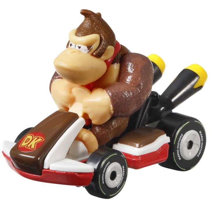 Mattel® Hot Wheels® Mario Kart™ Diddy Kong Pipe Frame Vehicle, 1