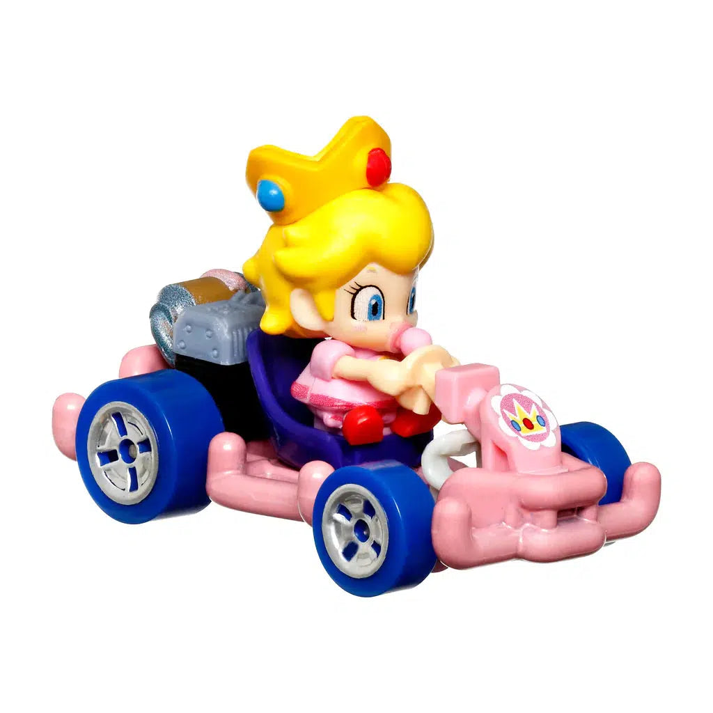 Mattel-Hot Wheels Mario Kart 2022-HDB30-Baby Peach Pipe Frame-Legacy Toys