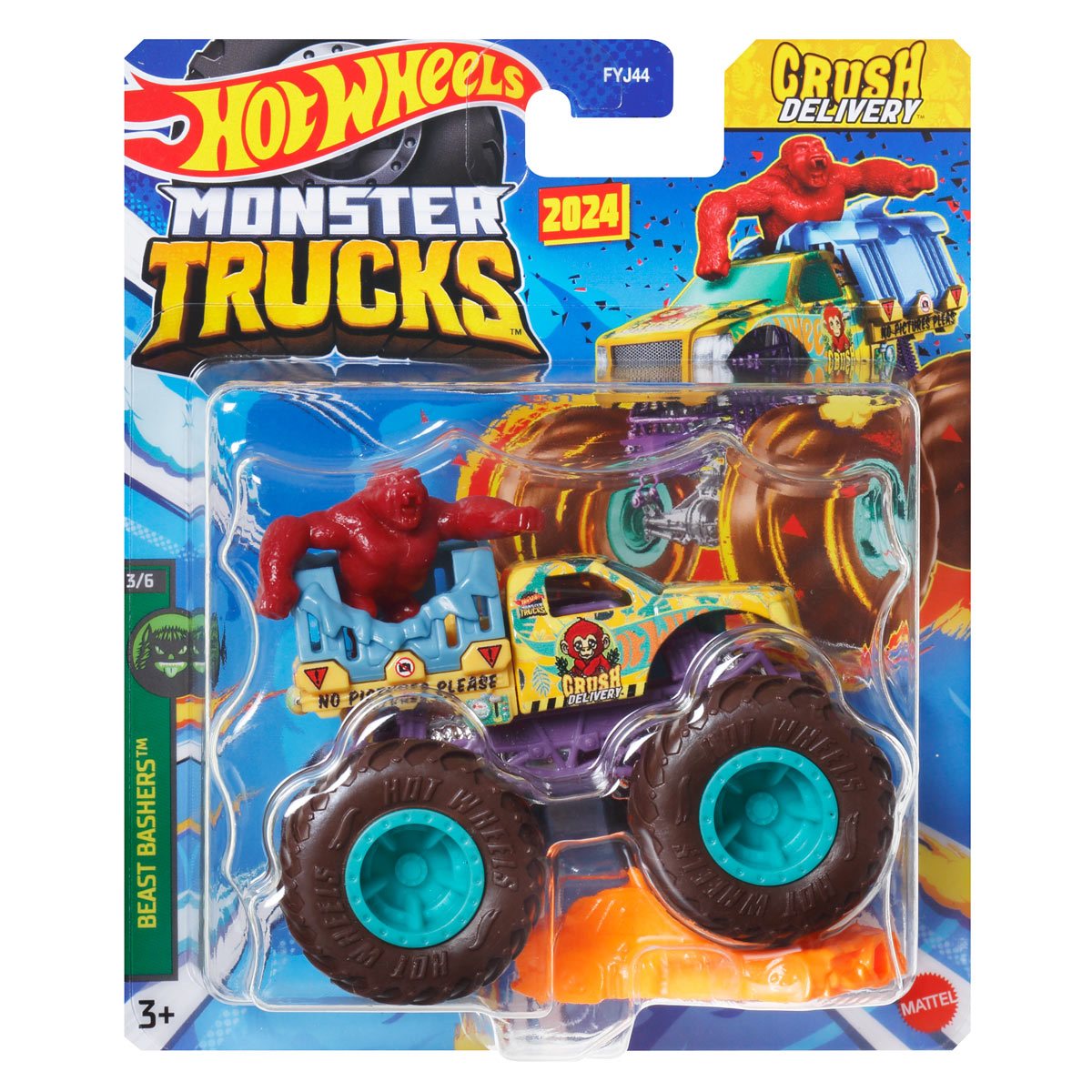 Mattel-Hot Wheels Monster Trucks - 2024-HTM25-Crush Delivery-Legacy Toys