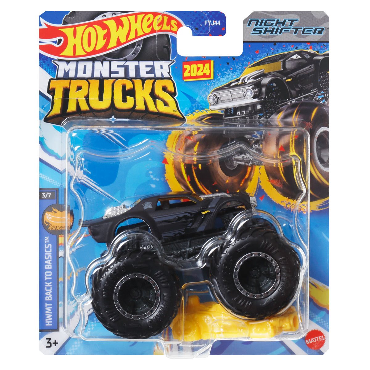Mattel-Hot Wheels Monster Trucks - 2024-HTM40-Night Shifter-Legacy Toys