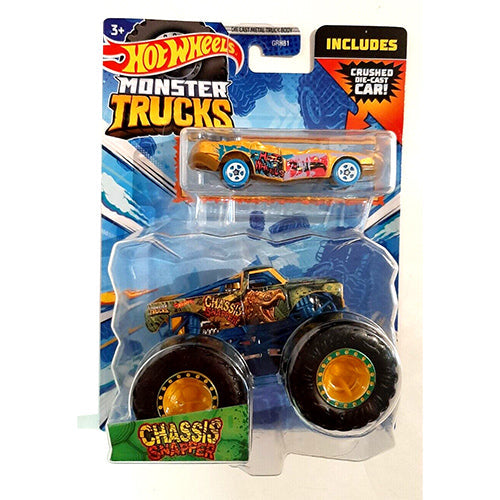 Mattel-Hot Wheels Monster Trucks - Chassis Snapper and Sudden Stop-HKM09-Legacy Toys