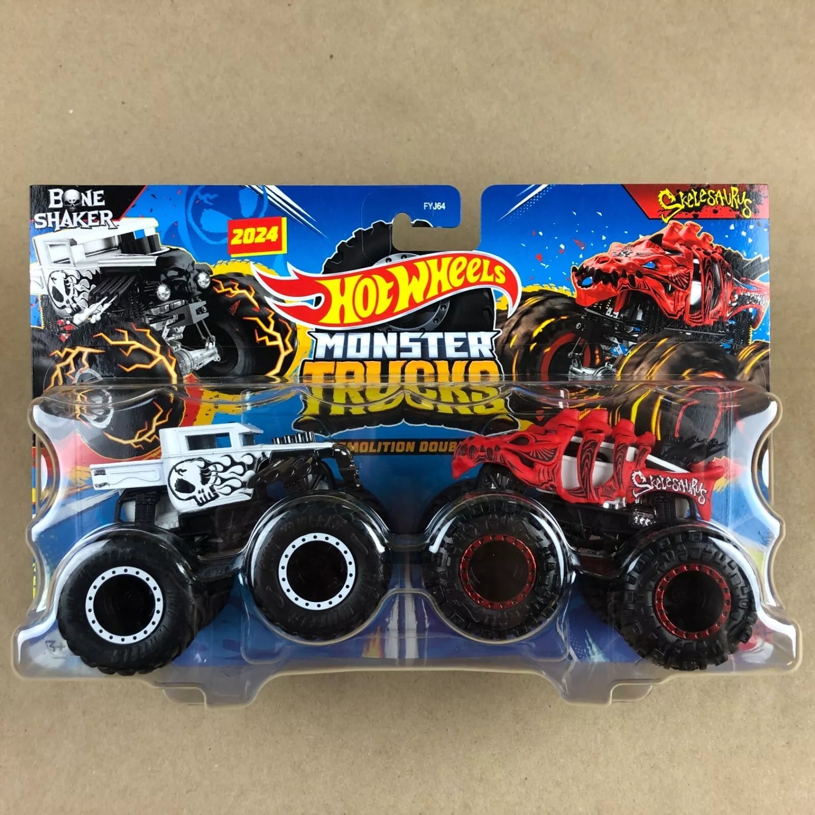 ブランド品専門の Hot Wheels Pack 2 - Doubles Demolition Trucks Monster ミニカー