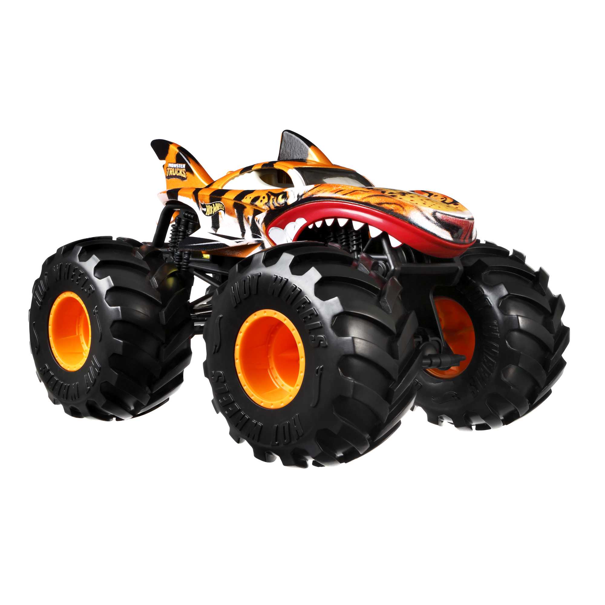 Mattel-Hot Wheels Monster Trucks Oversized - Tiger Shark-GWL14-Legacy Toys