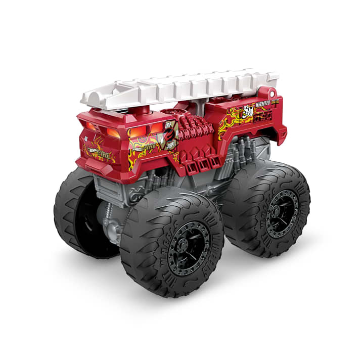 Mattel-Hot Wheels Monster Trucks Roarin' Wreckers - 5 Alarm-HDX65-Legacy Toys