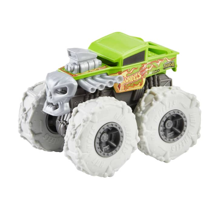 Mattel-Hot Wheels Monster Trucks Twisted Tredz - Bone Shaker-GVK38-Legacy Toys