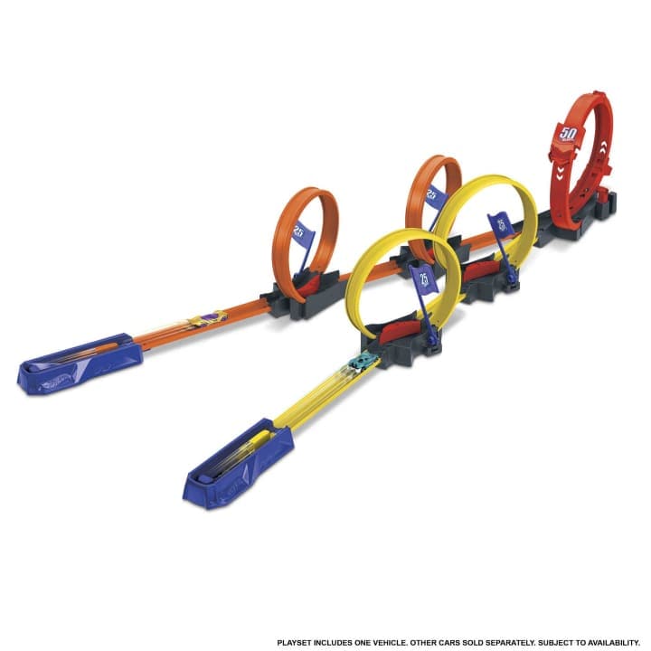 Mattel-Hot Wheels Multi-Loop Raceoff-HDR83-Legacy Toys