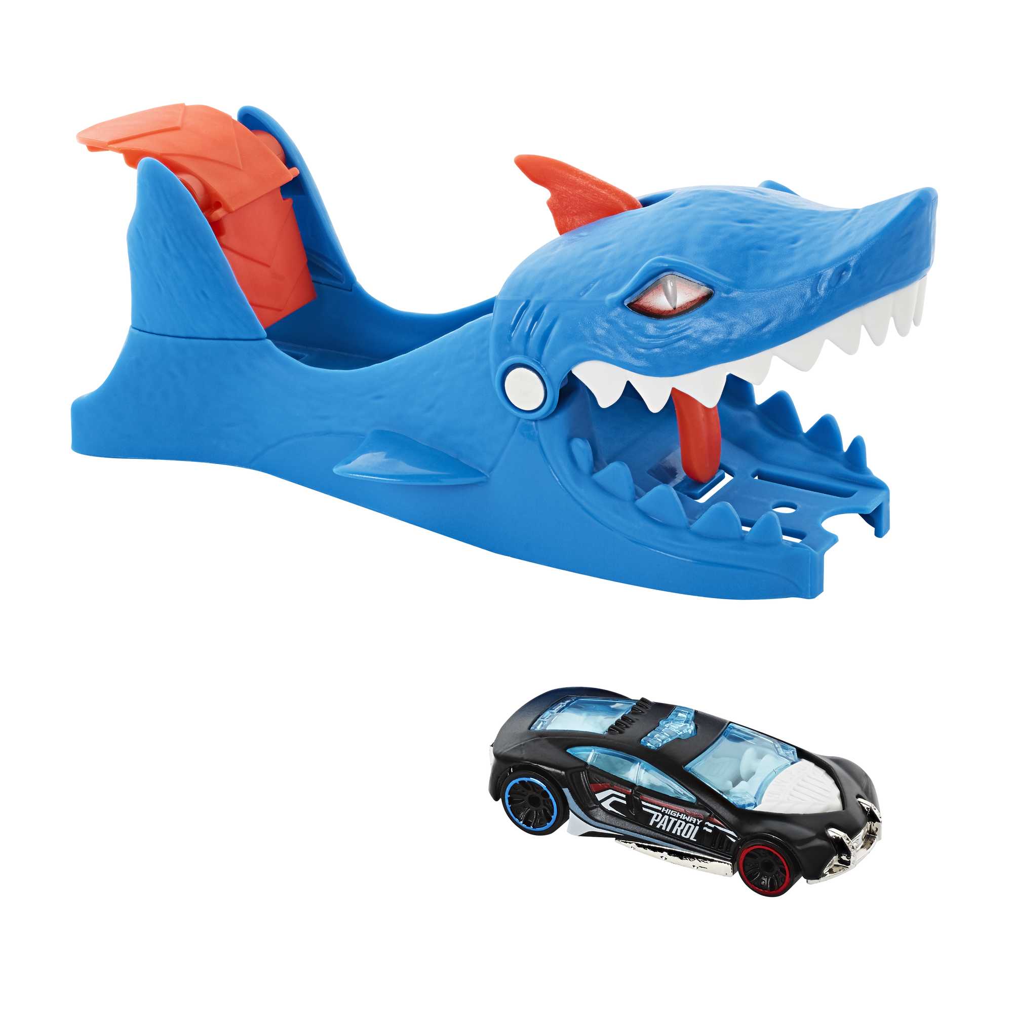 Mattel-Hot Wheels Nemesis Shark Launcher-GVF43-Legacy Toys