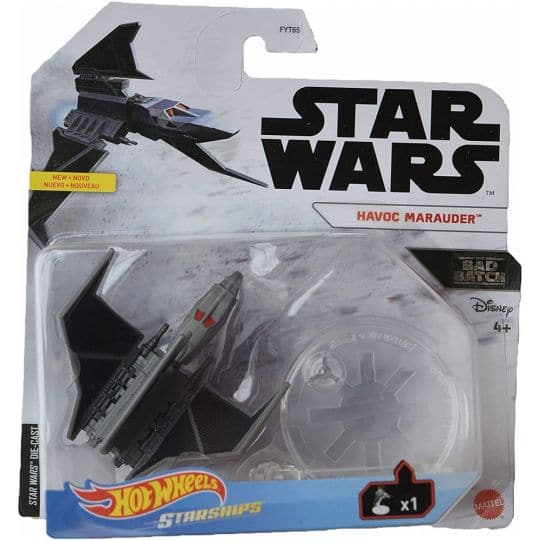 Mattel-Hot Wheels Star Wars Starships Vehicles-GVF59-Havoc Marauder-Legacy Toys