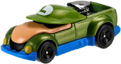 Mattel-Hot Wheels Super Mario Character Cars - Luigi-FLJ25-Legacy Toys