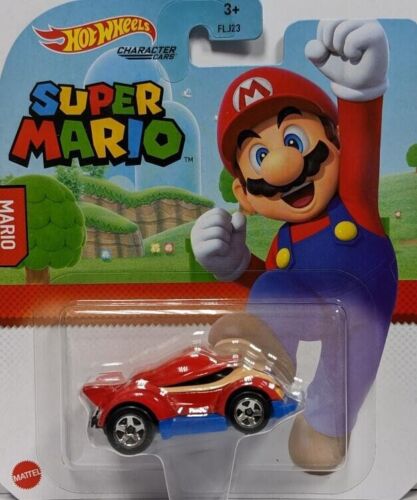 Mattel-Hot Wheels Super Mario Character Cars - Mario-FLJ24-Legacy Toys