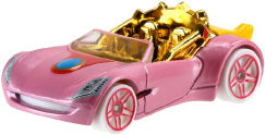 Mattel-Hot Wheels Super Mario Character Cars - Princess Peach-FLJ27-Legacy Toys