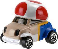 Mattel-Hot Wheels Super Mario Character Cars - Toad-FLJ28-Legacy Toys