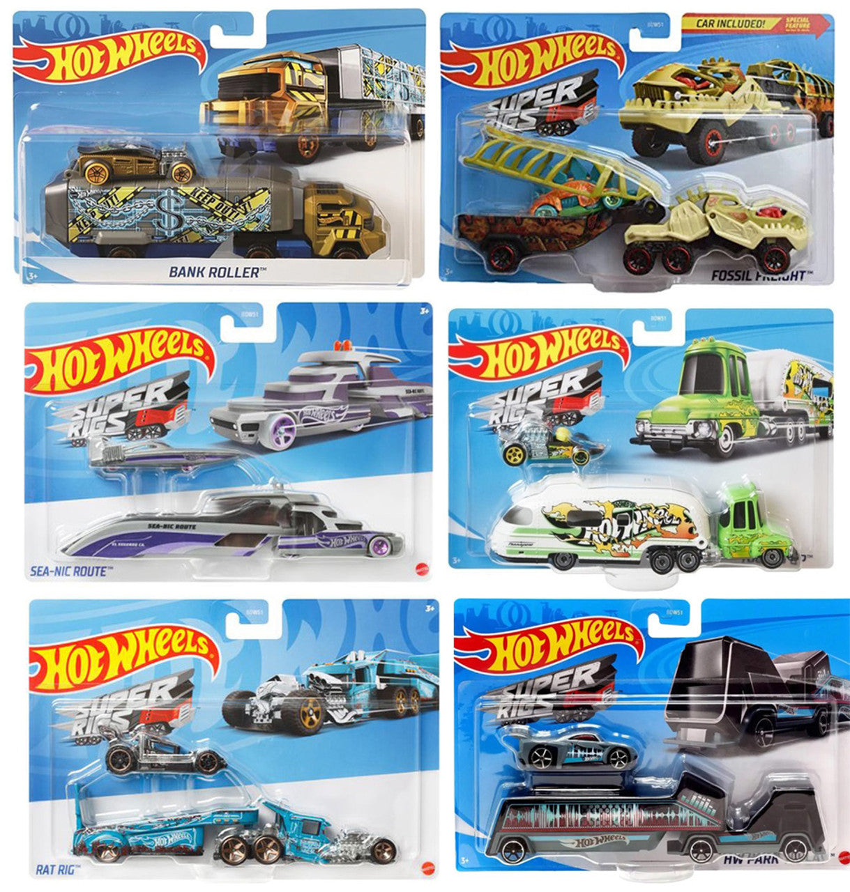 Mattel-Hot Wheels Super Rigs-HDT08-Legacy Toys