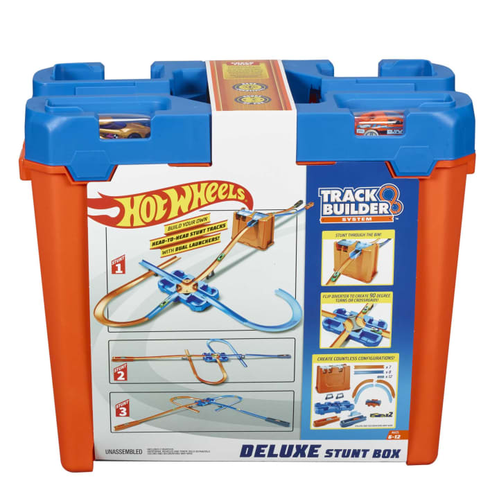 Mattel-Hot Wheels Track Builder - Deluxe Stunt Box-GGP93-Legacy Toys