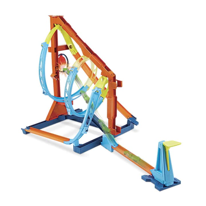 Mattel-Hot Wheels Track Builder Unlimited - Corkscrew Twist Kit-HMX41-Legacy Toys