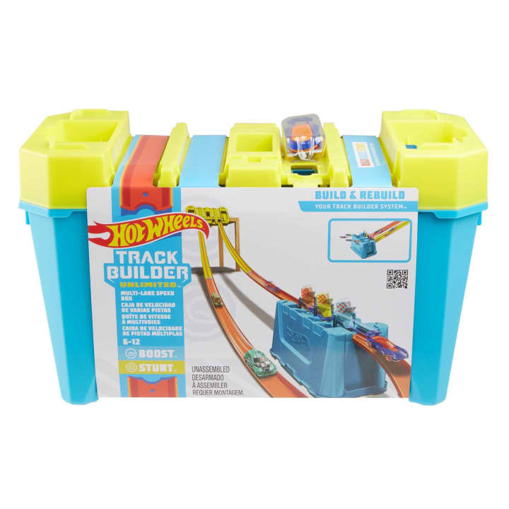 Mattel-Hot Wheels Track Builder Unlimited - Multi-Lane Speed Box-GLC95-Legacy Toys
