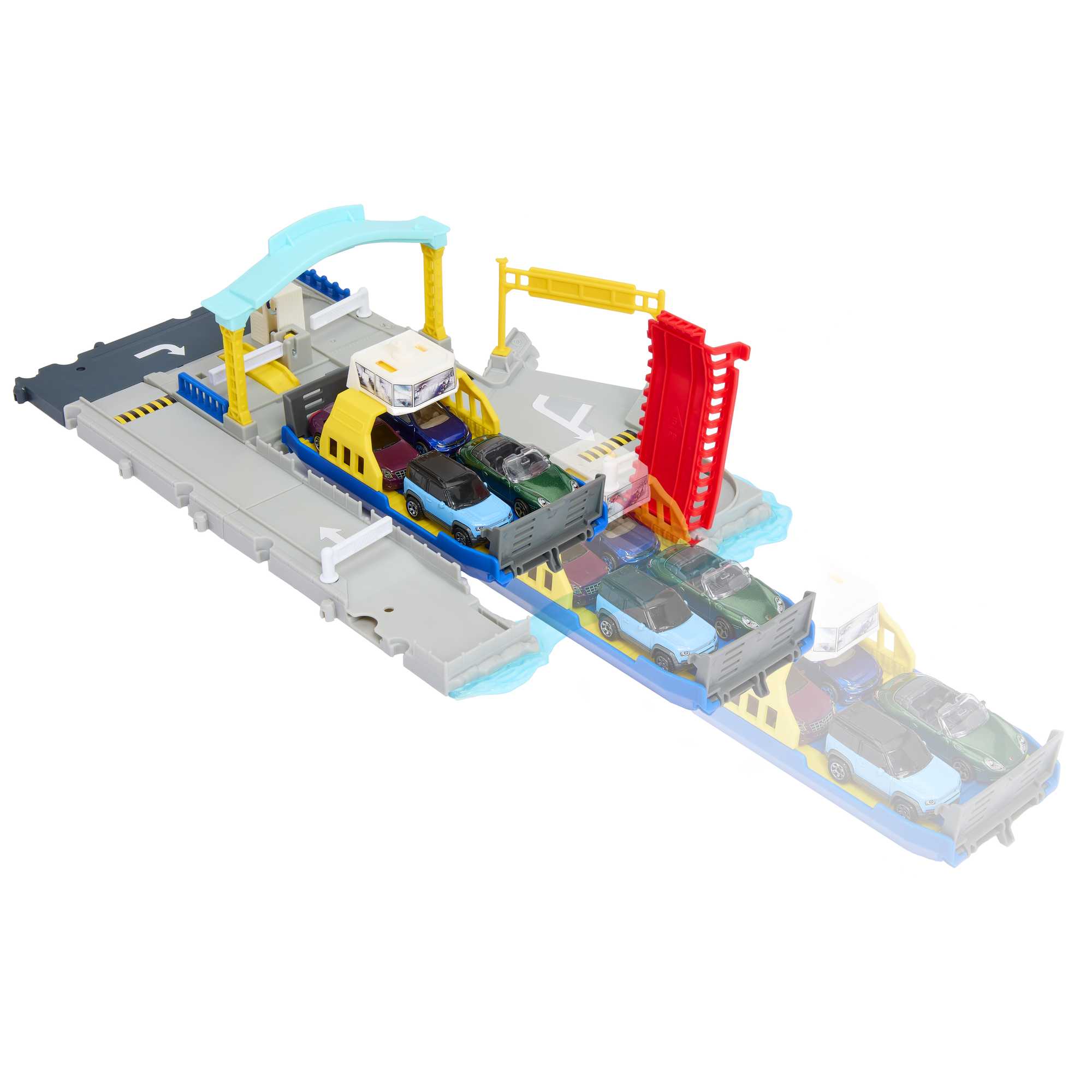 Mattel-Matchbox Action Drivers Matchbox Ferry Port Playset-HMH29-Legacy Toys