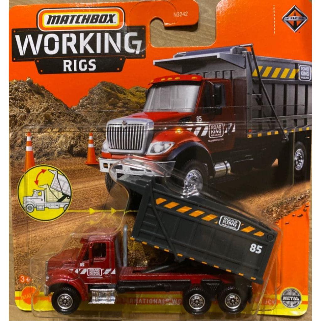 Mattel-Matchbox Real Working Rigs-RW005-International Workstar 7500 Dump Truck-Legacy Toys