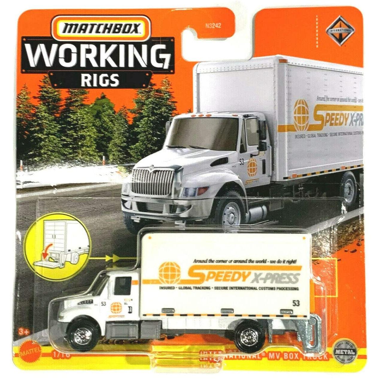 Mattel-Matchbox Real Working Rigs-RW050-International MV Box Truck-Legacy Toys