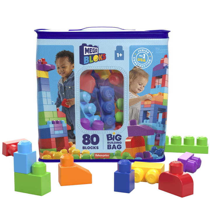 Mattel-Mega Bloks First Builders Big Building Bag-DCH63-Legacy Toys