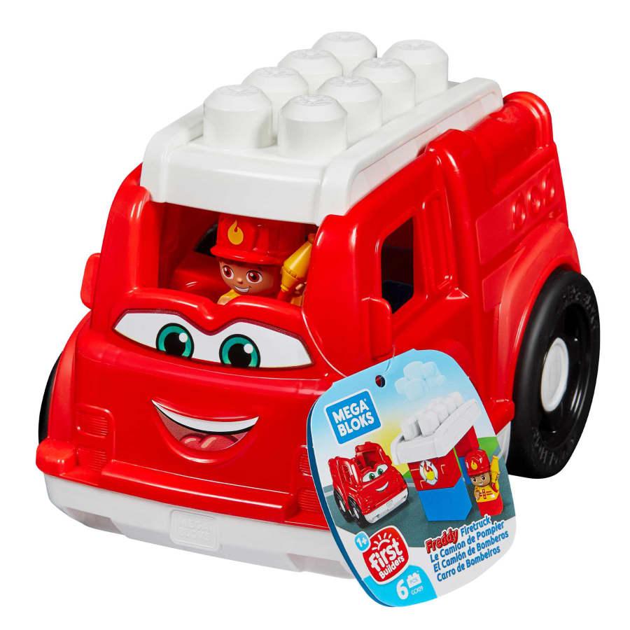 Mattel-Mega Bloks Freddy Fire Truck-GXX08-Legacy Toys
