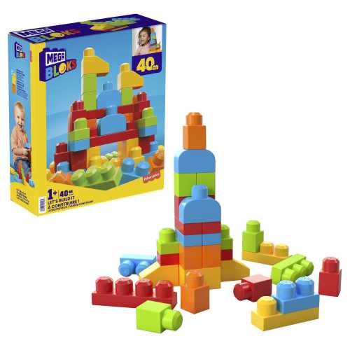 Mattel-MEGA BLOKS Let's Build It!-HKN40-Legacy Toys