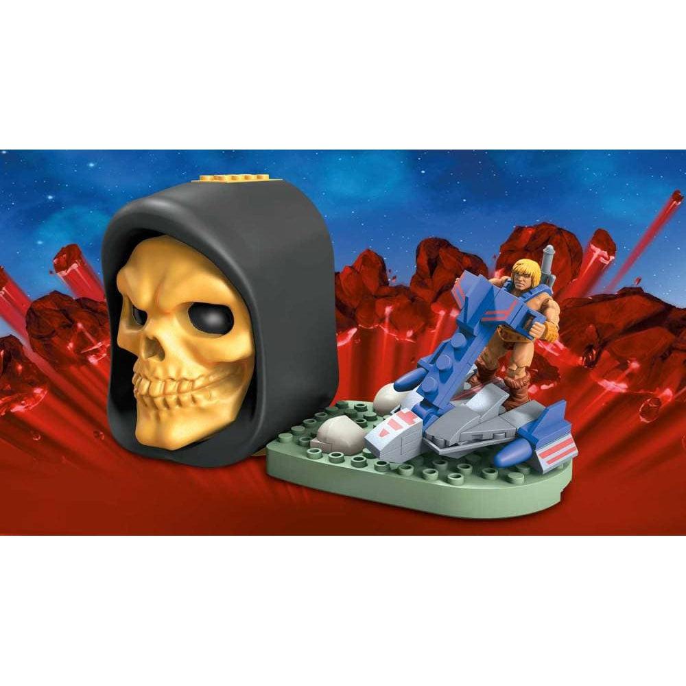 Mattel-Mega Bloks Skeletor Skull-GWJ75-He-Man Jet Sled-Legacy Toys