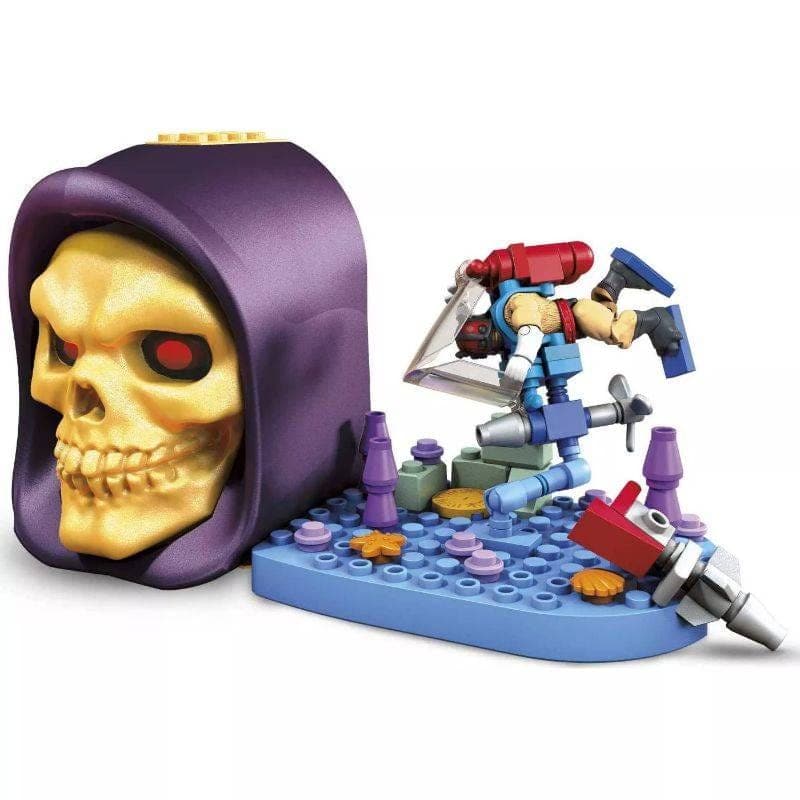 Mattel-Mega Bloks Skeletor Skull-GYD64-Zodac Scubattack-Legacy Toys