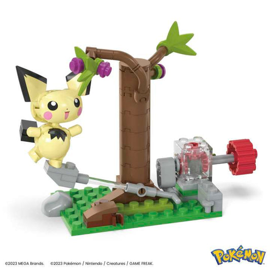 Mattel-Mega Construx Pokemon - Pichu's Forest Forage-HPB59-Legacy Toys
