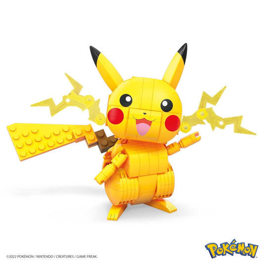 Mattel-MEGA Construx Pokemon - Pikachu Building Set-GMD31-Legacy Toys