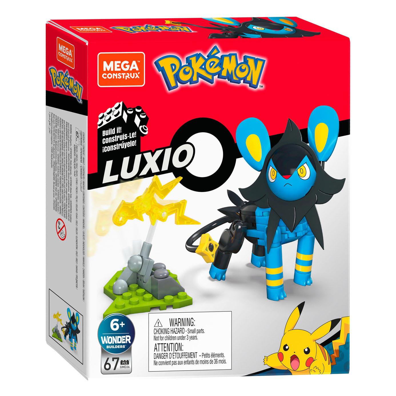 Mattel-Mega Construx Pokémon Power Packs-GMD36-Luxio-Legacy Toys