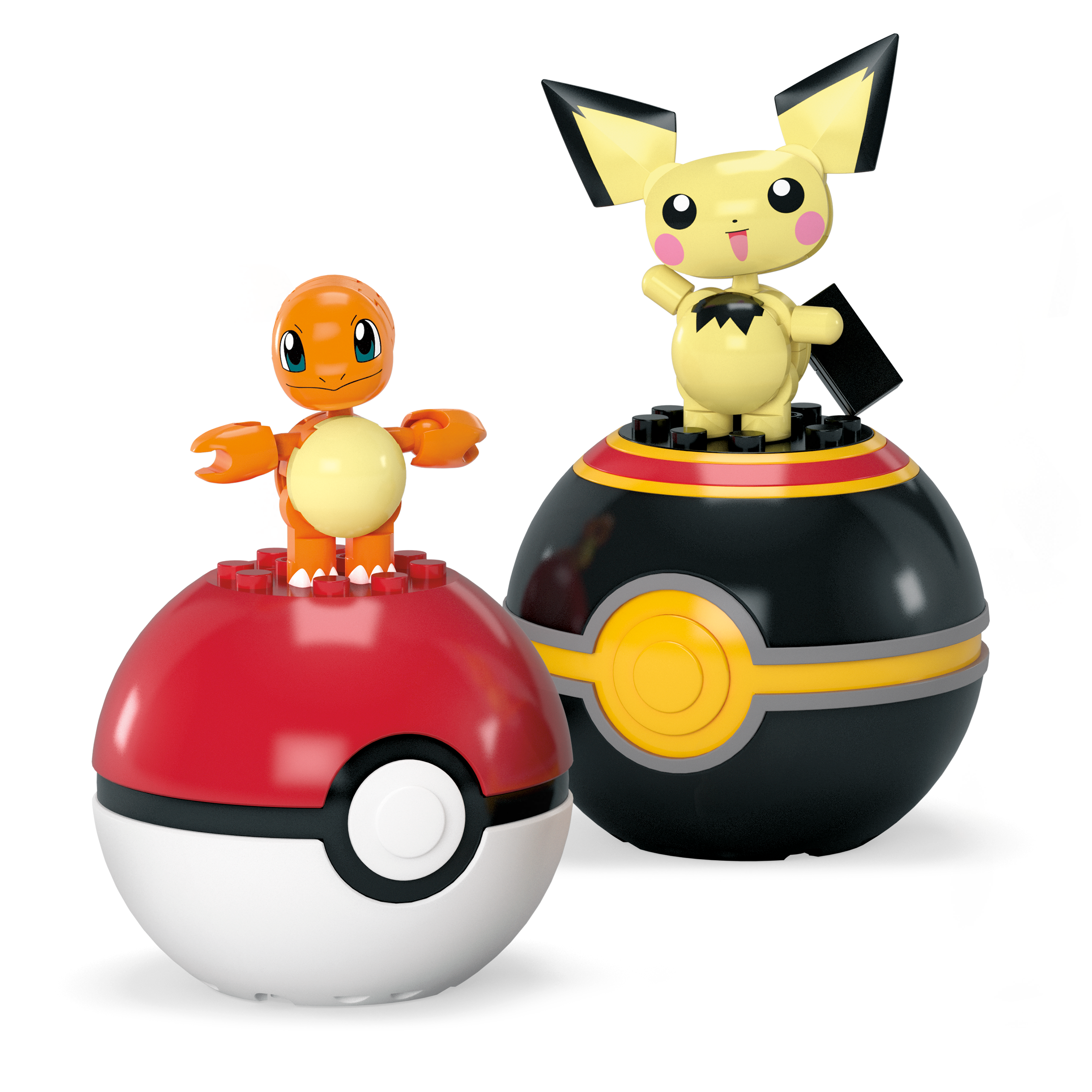 Mattel-Mega Construx Pokémon™ Charmander & Pichu-HXP13-Legacy Toys