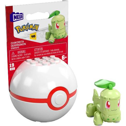 Mattel-Mega Construx™ Pokémon™ Poke Ball Assortment-HHL15-Chikorita-Legacy Toys