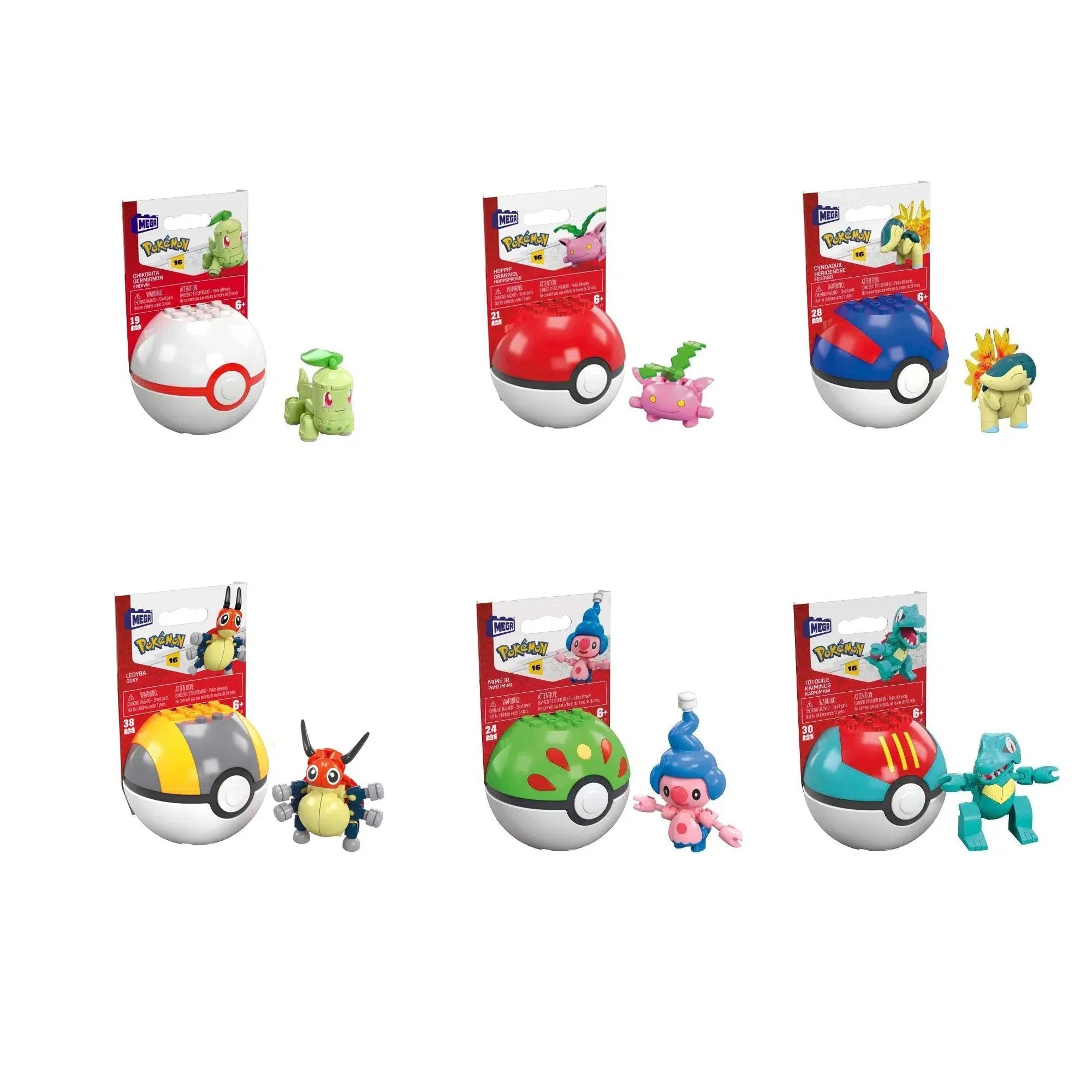 Mattel-Mega Construx™ Pokémon™ Poke Ball Assortment--Legacy Toys