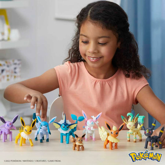 Mattel-MEGA Pokémon Action Figure Every Eevee Evolution-GFV85-Legacy Toys