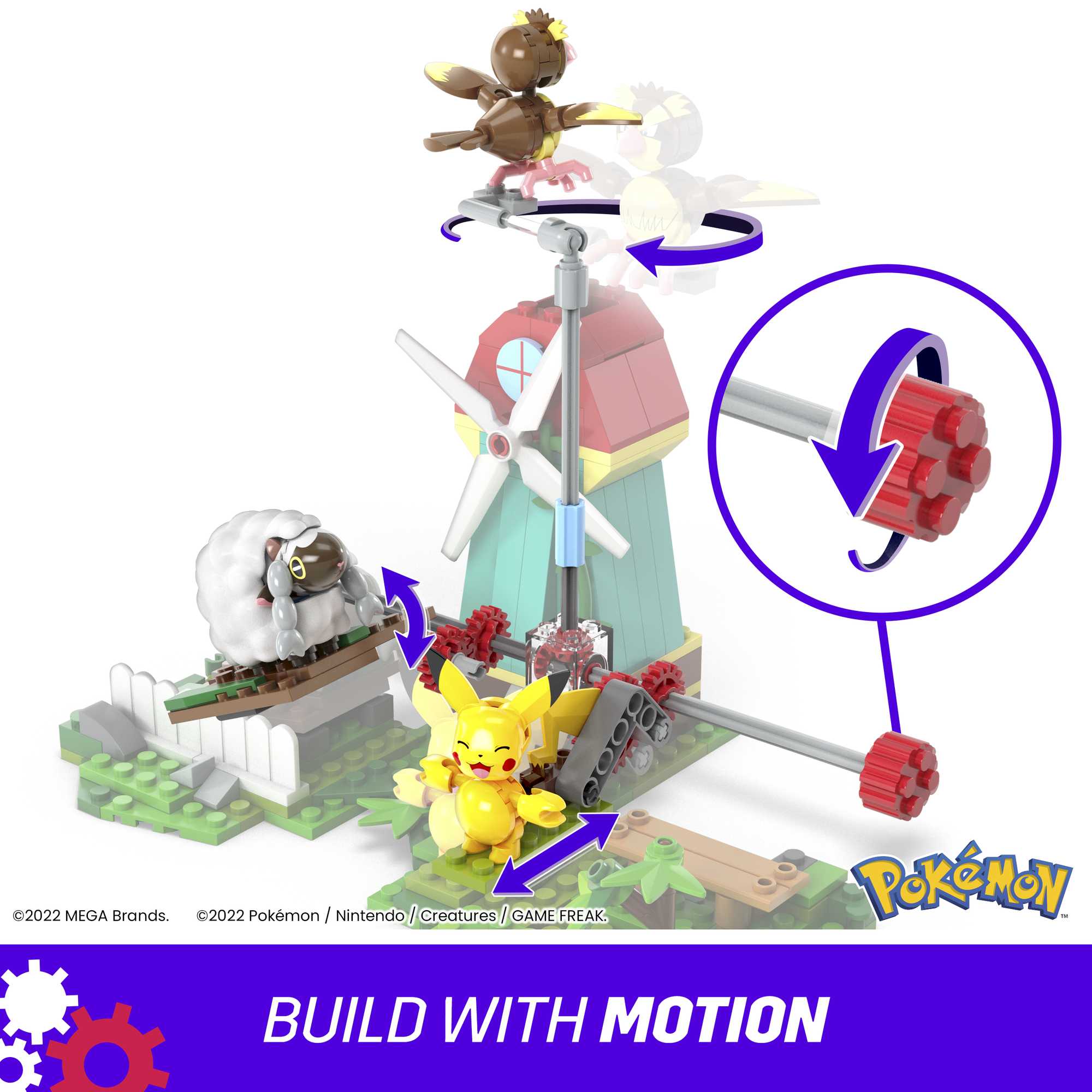 Mattel-MEGA Pokémon Countryside Windmill-HKT21-Legacy Toys
