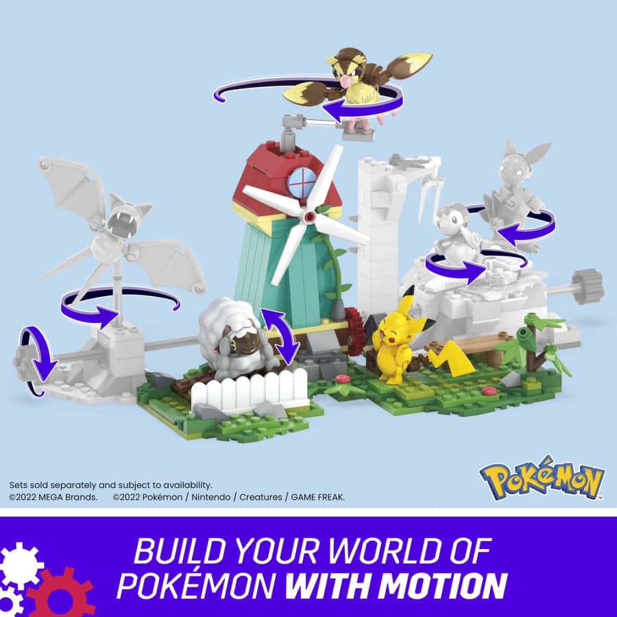 Mattel-MEGA Pokémon Countryside Windmill-HKT21-Legacy Toys