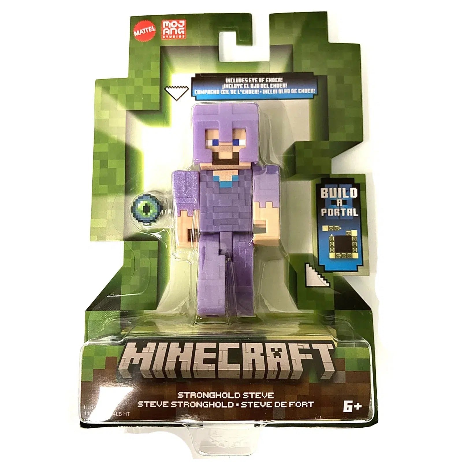 Mattel-MINECRAFT Build-A-Portal Single Figures-HLB14-Stronghold Steve-Legacy Toys