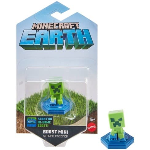 Mattel-Minecraft Earth Figure-GKT38-Slowed Creeper-Legacy Toys